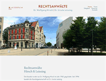 Tablet Screenshot of hirsch-leissing.at